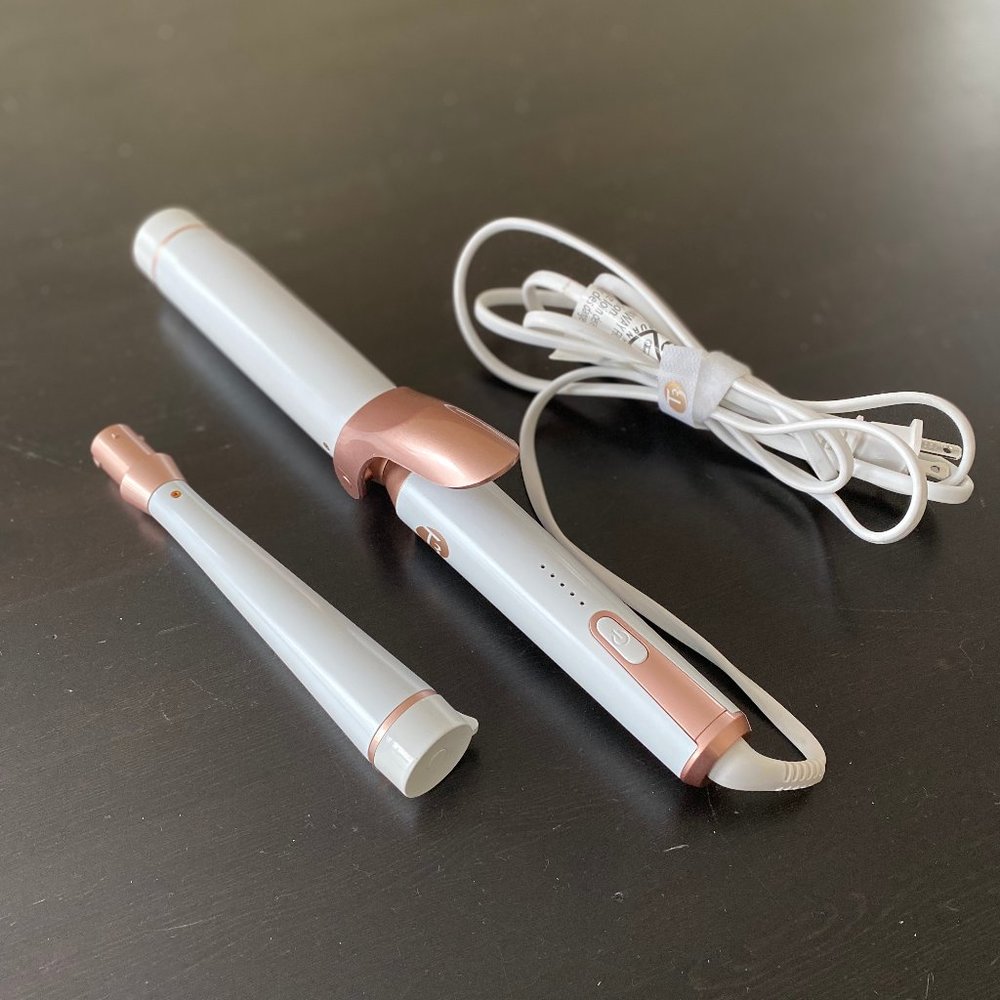 T3 Convertible Curler,  1.5" Clip Barrel + Wand